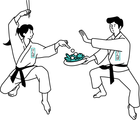 日頃から健康づくりに取り組むべし!